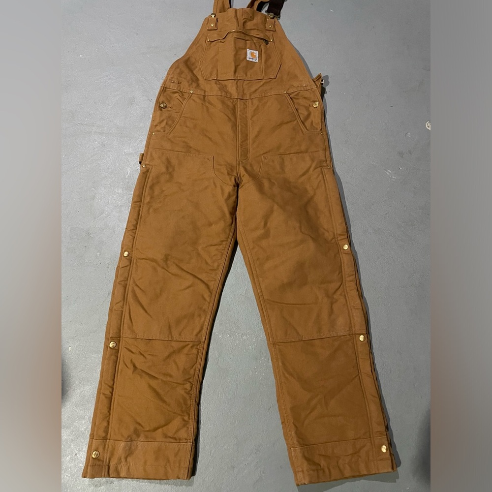 Carhartt mens insulated bib overalls